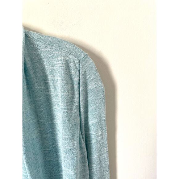 Chico's Lightweight Open Cardigan Sweater Blue Size 2 Large (12/14) - Picture 3 of 8